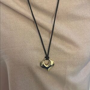 Puffy Heart Style Pendant Necklace